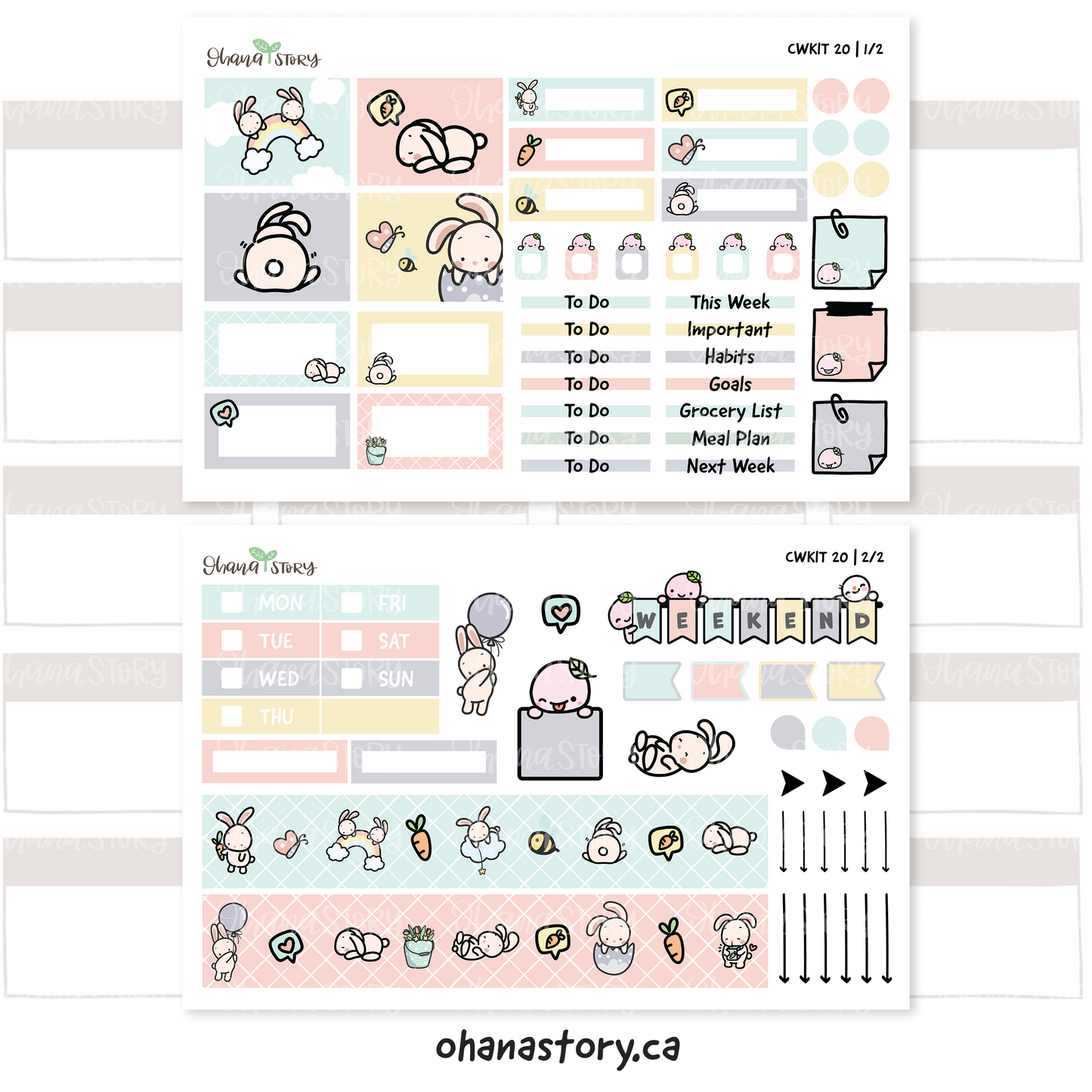 KIT 20 | CWKIT 20 | Hobonichi Cousin Weekly | Hop Into Spring