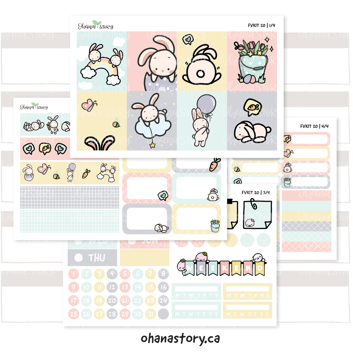 KIT 20 | FVKIT 20 | Vertical Planner | Full Kit | Hop Into Spring