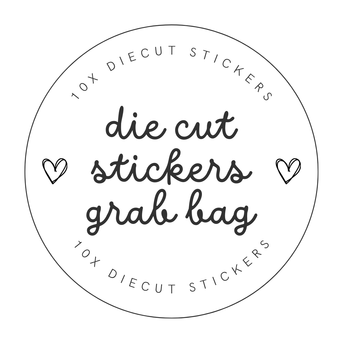 Die Cut Stickers Grab Bag