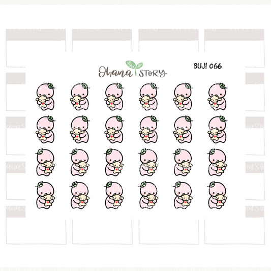 BUJI 066 | Holding Baby | Hand Drawn Planner Stickers