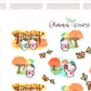 BUJI 118 | Autumn Changing Colours | Hand Drawn Planner Stickers