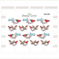 BUJI 270 | Flying With Eagle And Plane | Hand Drawn Planner Stickers