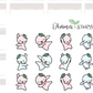 BUJI 286 | Dance To The Music | Hand Drawn Planner Stickers