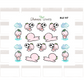 BUJI 337 | Bad Luck Day | Hand Drawn Planner Stickers