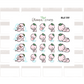 BUJI 339 | Sad Crying Heartbroken | Hand Drawn Planner Stickers