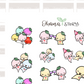 BUJI 373 | Celebrate Good Times | Hand Drawn Planner Stickers