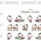 BUJI 380 | Work Days | Hand Drawn Planner Stickers