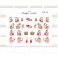 BUJI 420 | Junk Food Day | Hand Drawn Planner Stickers