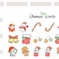 BUJI 427 | Christmas Decorations | Hand Drawn Planner Stickers