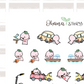 BUJI 458 | Such Misfortune! | Hand Drawn Planner Stickers