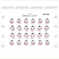 BUJI 468 | Sneeze / Achoo! I | Hand Drawn Planner Stickers