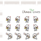 SNOMI 020 | Happy Mail! | Hand Drawn Planner Stickers